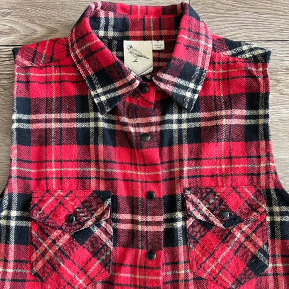 Anthropologie Bird on Label Shirt/Vest - Picture 4 of 5